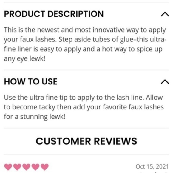 Appeal Cosmetics Adhesive Liquid Liner, Jet Black - Picture 7 of 7